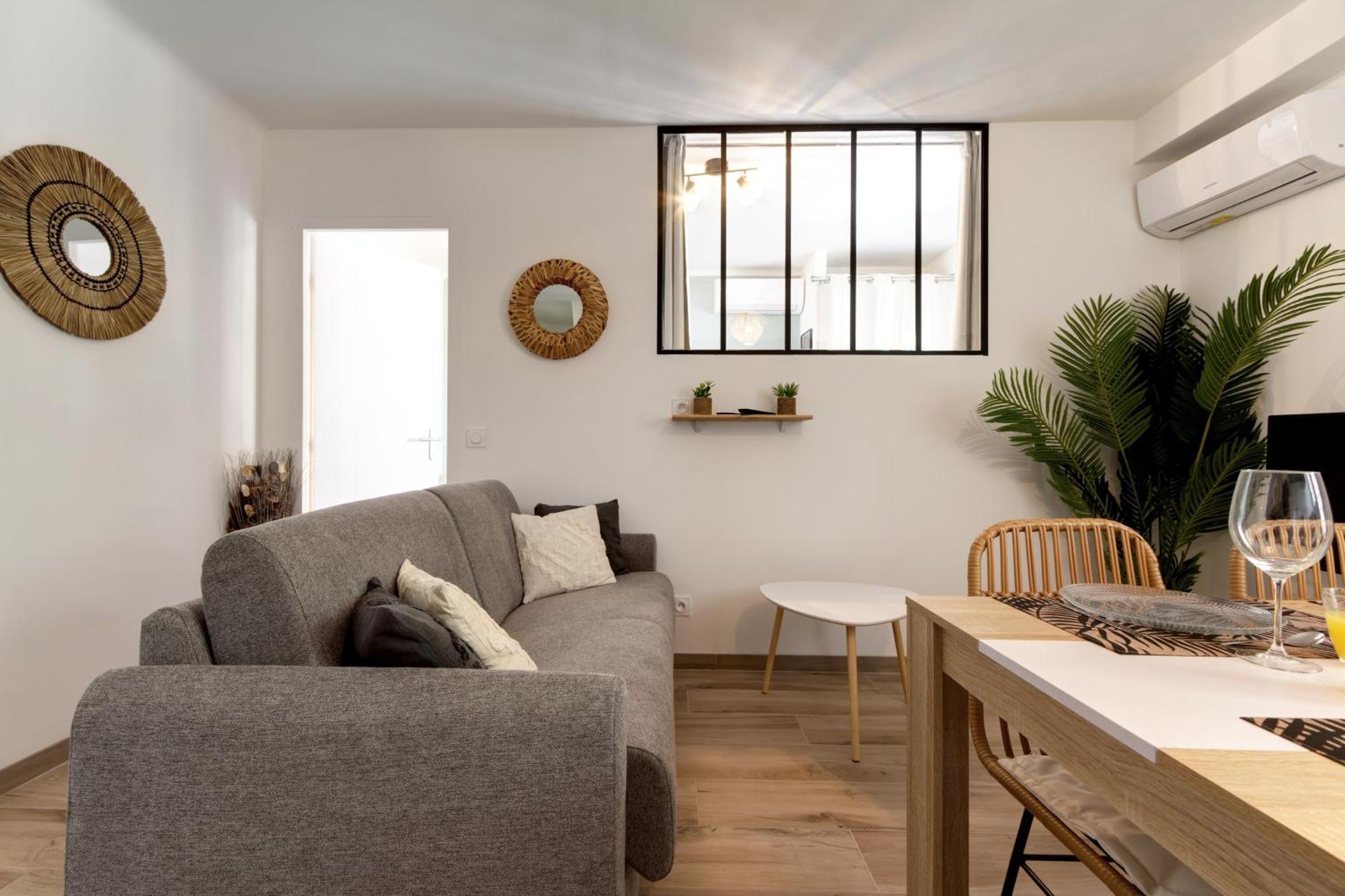 016- T2 Tropisme, Appart 1 Chambre,Clim,Wifi,Parking Montpellier Dış mekan fotoğraf